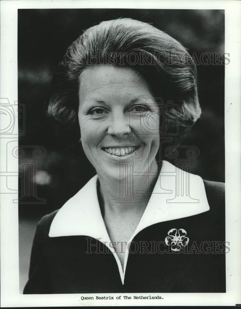 1980 Press Photo Queen Beatrix of the Netherlands, Dutch Royal Family- Historic Images