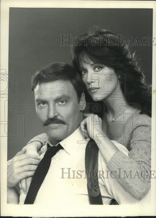 1983 Press Photo Stacy Keach and Tanya Roberts Star In "Murder Me, Murder You"- Historic Images