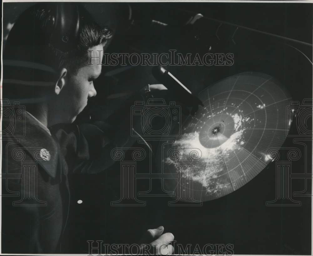 1956 Press Photo Soldier with Missile Master system at Fort Meade, Maryland