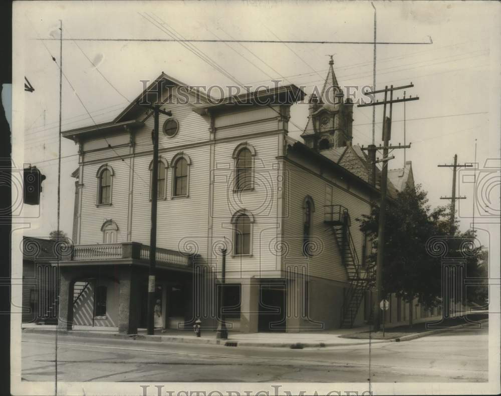1935 Press Photo Port Washington City Hall - mjx73311