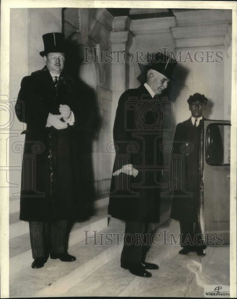 1936 Press Photo Cordell Hull, United States Secretary of State and others.