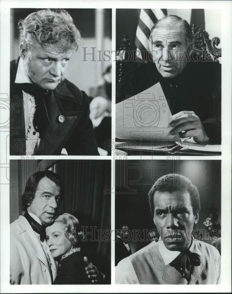 1988 Press Photo Robert Hooks and other in &quot;The Andrew Johnson Story&quot;- Historic Images