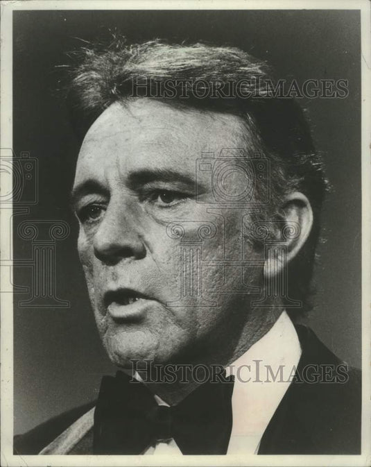 1978 Press Photo Richard Burton stars in "People's Command Performance," CBS.- Historic Images