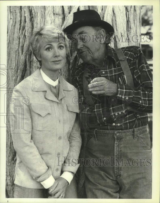 1979 Press Photo Shirley Jones & John McIntire in "Shirley" - mjx76804- Historic Images
