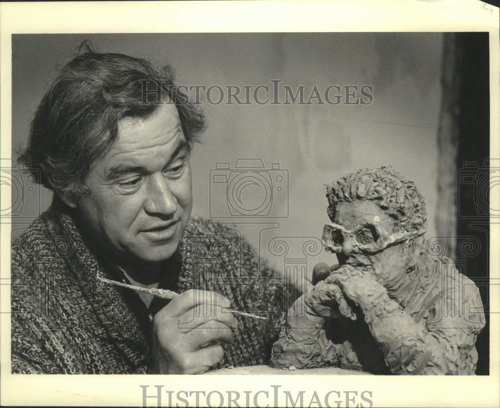 1986 Press Photo University of Wisconsin-Milwaukee professor, Adolph Rosenblatt- Historic Images