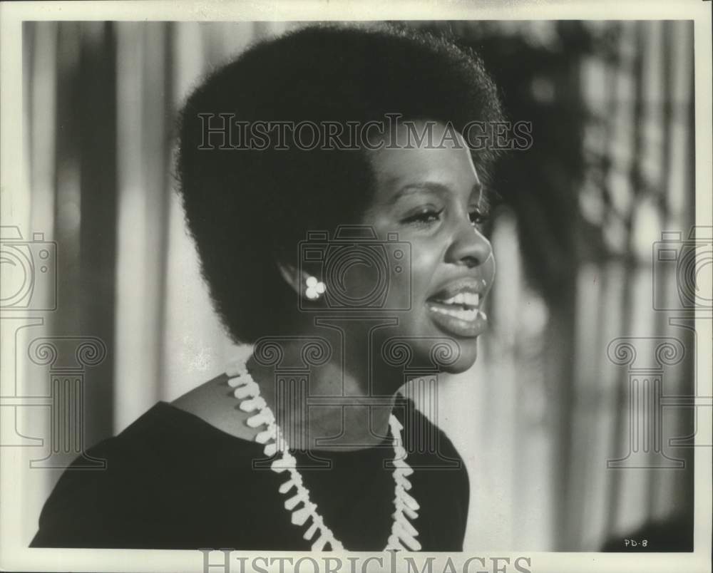 1976 Press Photo Singer Gladys Knight in "Pipe Dreams" - mjx77570- Historic Images