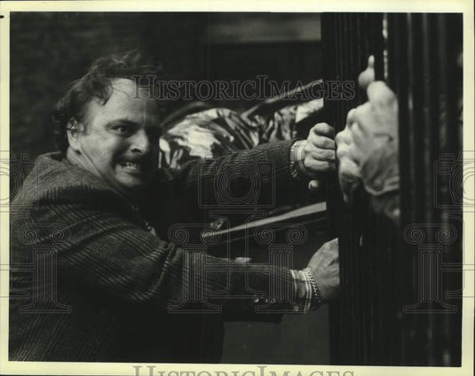 1985 Press Photo Dennis Franz plays Lieutenant Buntz on "Hill Street Blues"- Historic Images