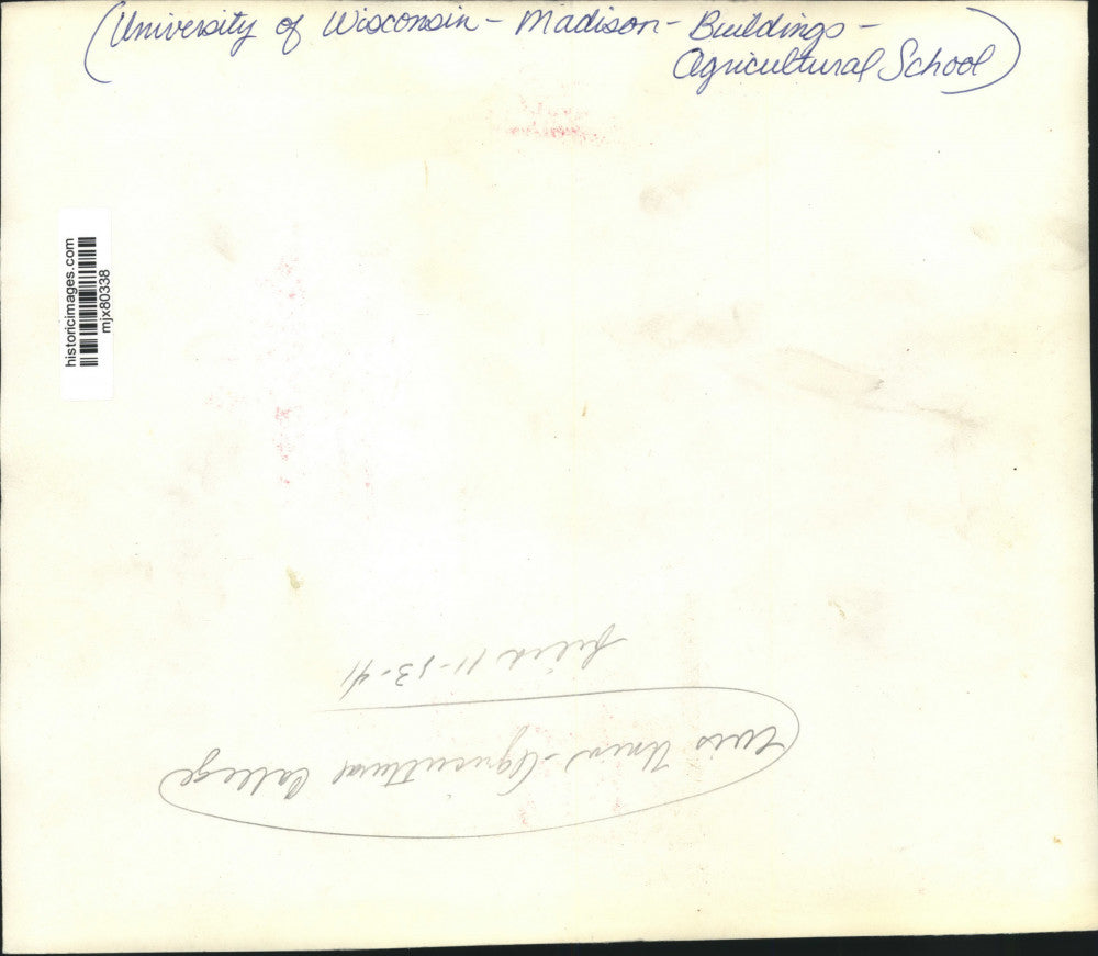 1941 Press Photo University of Wisconsin agricultural college, Madison