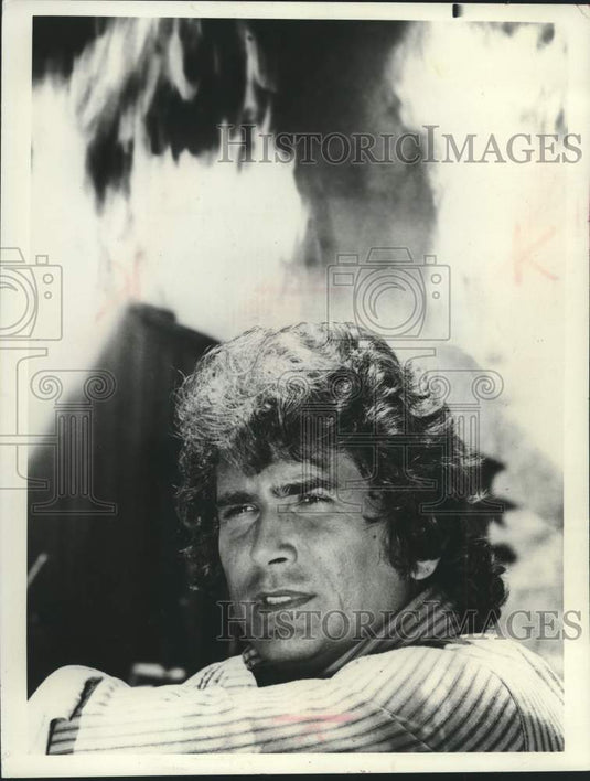 1978 Press Photo Mike Landon as Pa Ingalls, "Little House on the Prairie"- Historic Images