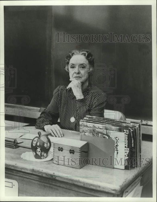 1981 Press Photo Bette Davis as Elizabeth Winfield in "Family Reunion".- Historic Images