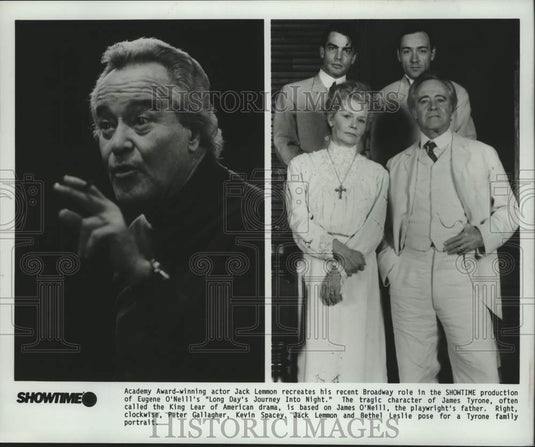 1987 Press Photo Jack Lemmon in "Long Day's Journey Into Night" - mjx81645- Historic Images