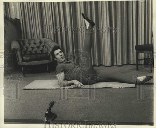 1972 Press Photo TV fitness celebrity Jack La Lanne - mjx81704- Historic Images