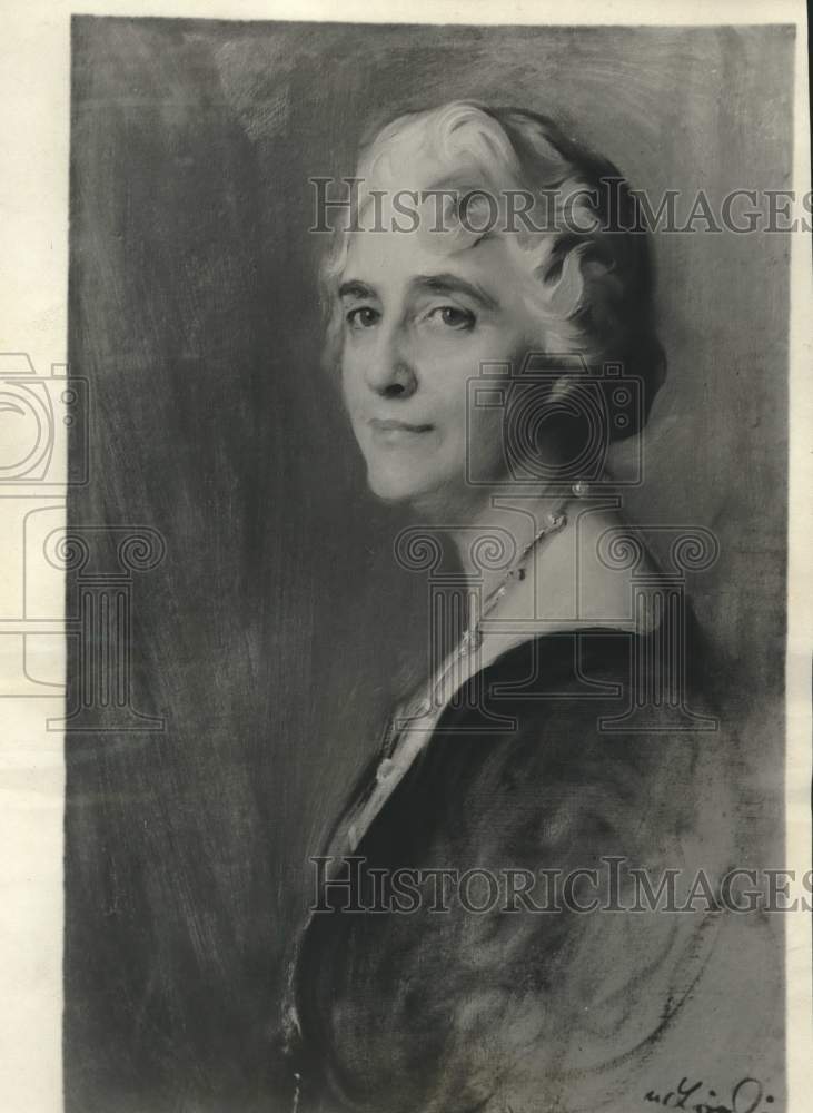 1932 Press Photo Portrait of Mrs. Herbert Clark Hoover in Washington DC- Historic Images