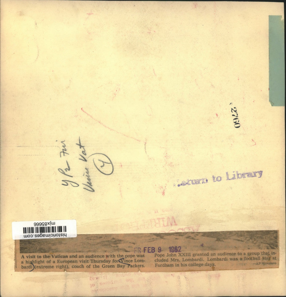 1962 Press Photo Vatican-Pope John XXIII grants audience to group of people