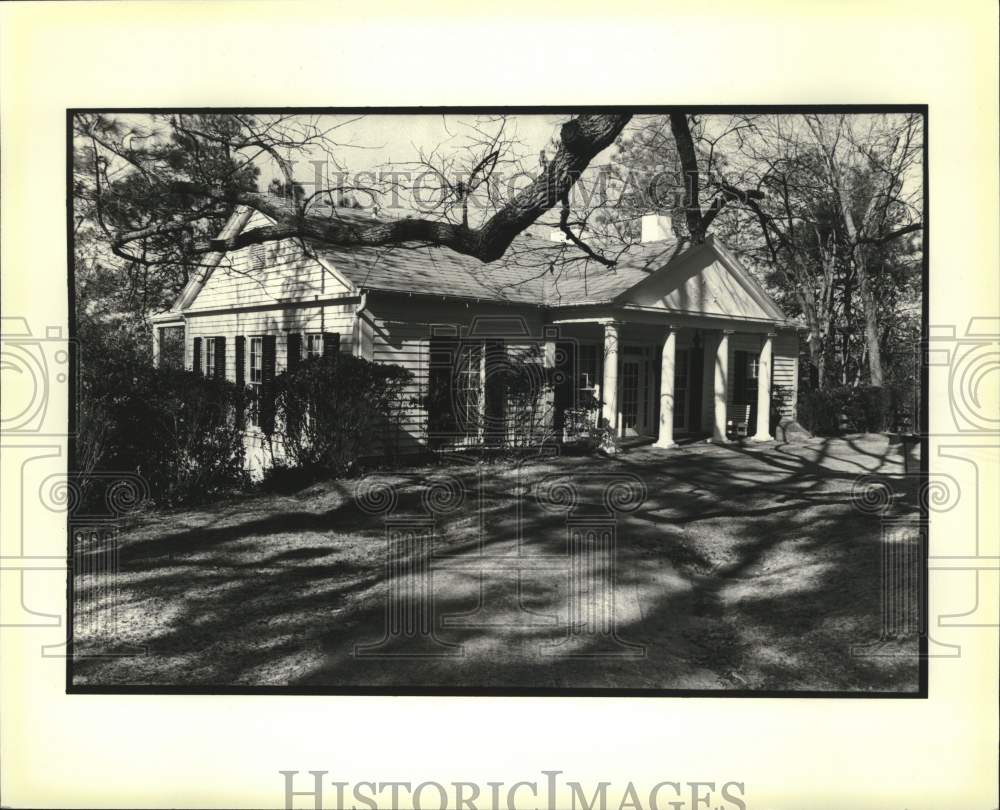 1986 Press Photo Franklin D. Roosevelt's rustic cottage at Warm Springs, Georgia