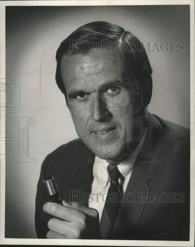 1969 Press Photo Russ Wittberger Marquette basketball star and sportscaster.- Historic Images