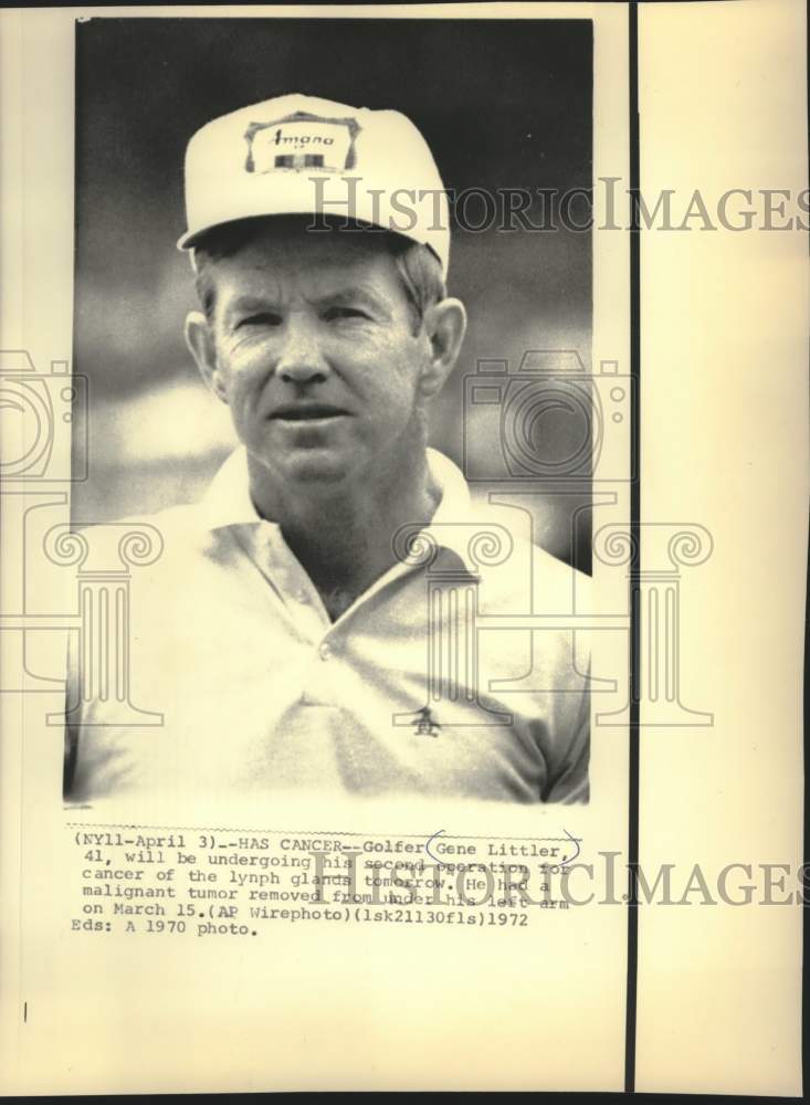 1970 Press Photo Golfer Gene Littler - mjx89529