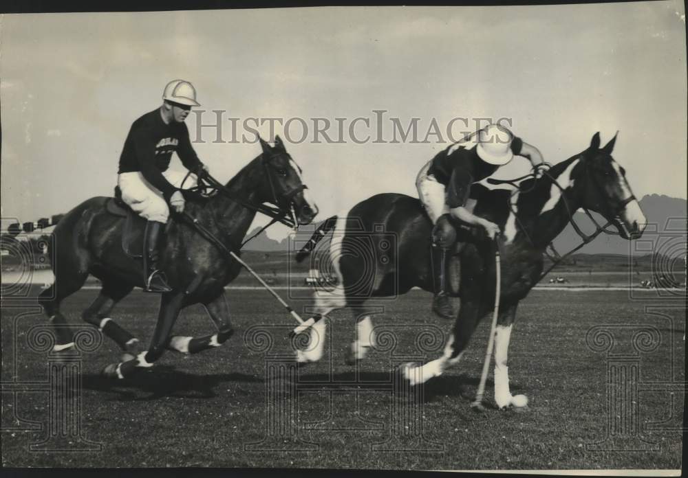 1939 Press Photo Milwaukee-Polo players George Meier and H.J. McAlister- Historic Images