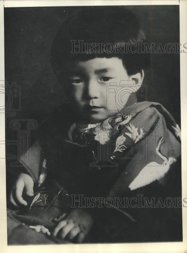 1937 Press Photo The Imperial Prince of Japan, Prince Masahito Yoshi