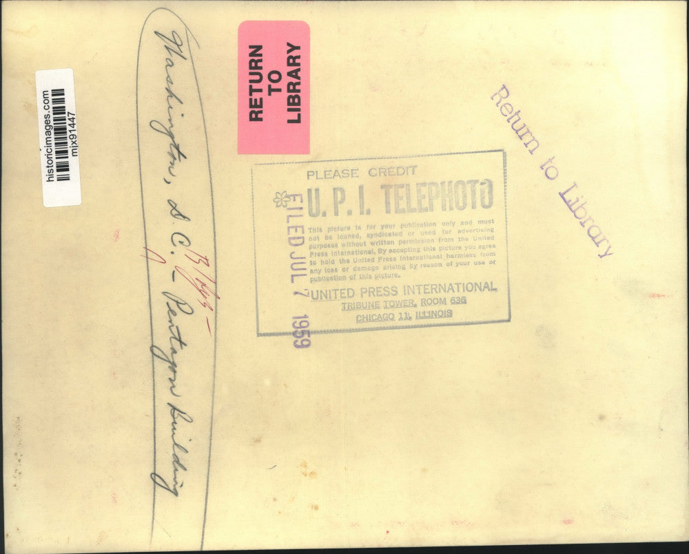 1952 Press Photo Aerial view of the Pentagon, Washington, D.C. - mjx91447