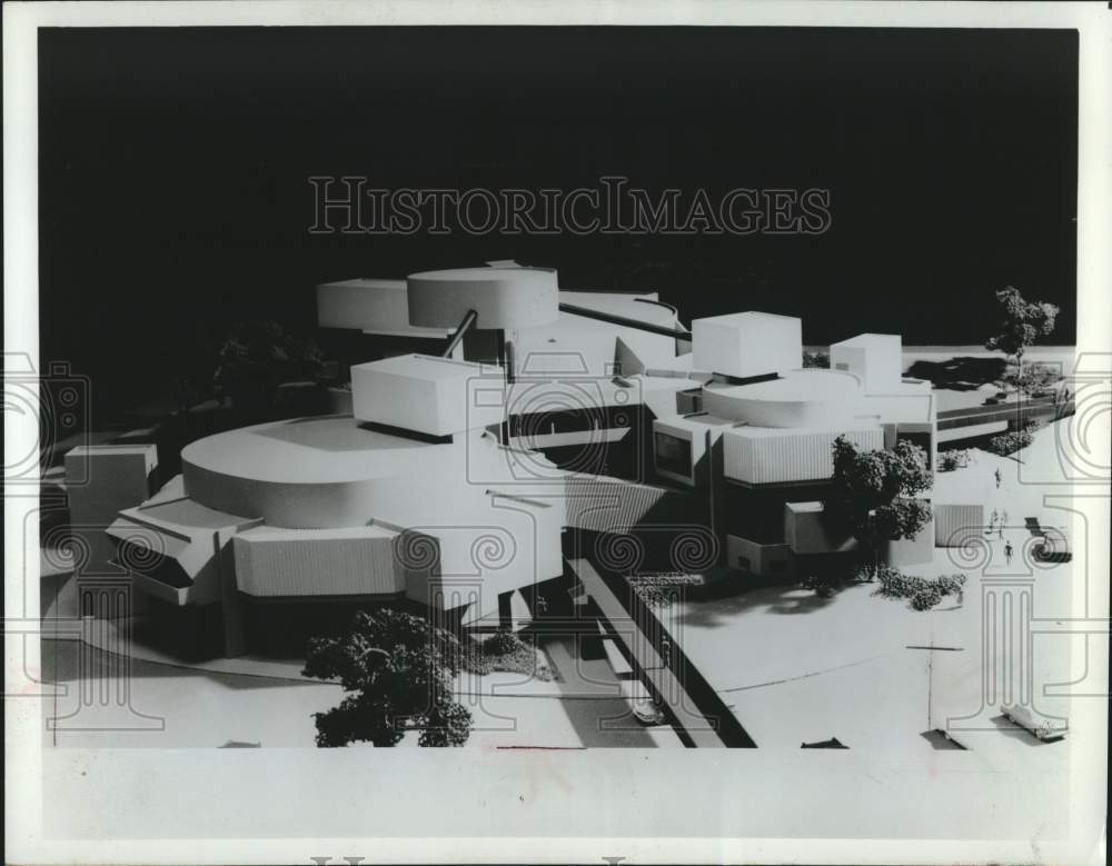 1968 Press Photo Model of the home of the Oklahoma City Mummers- Historic Images