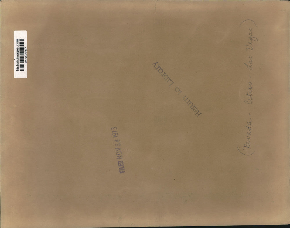 1973 Press Photo MGM Grand Hotel & Casino interior construction, Las Vegas