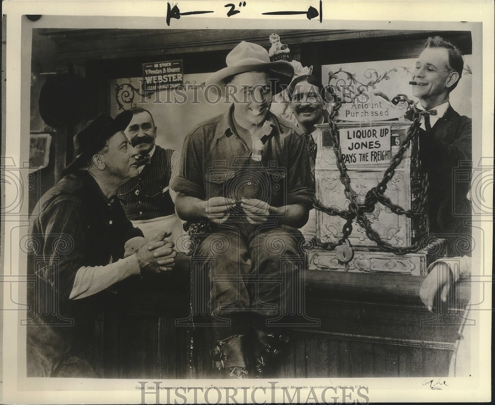 1934 Press Photo Wallace Reid in a Historic Motion Picture - mjz02484- Historic Images