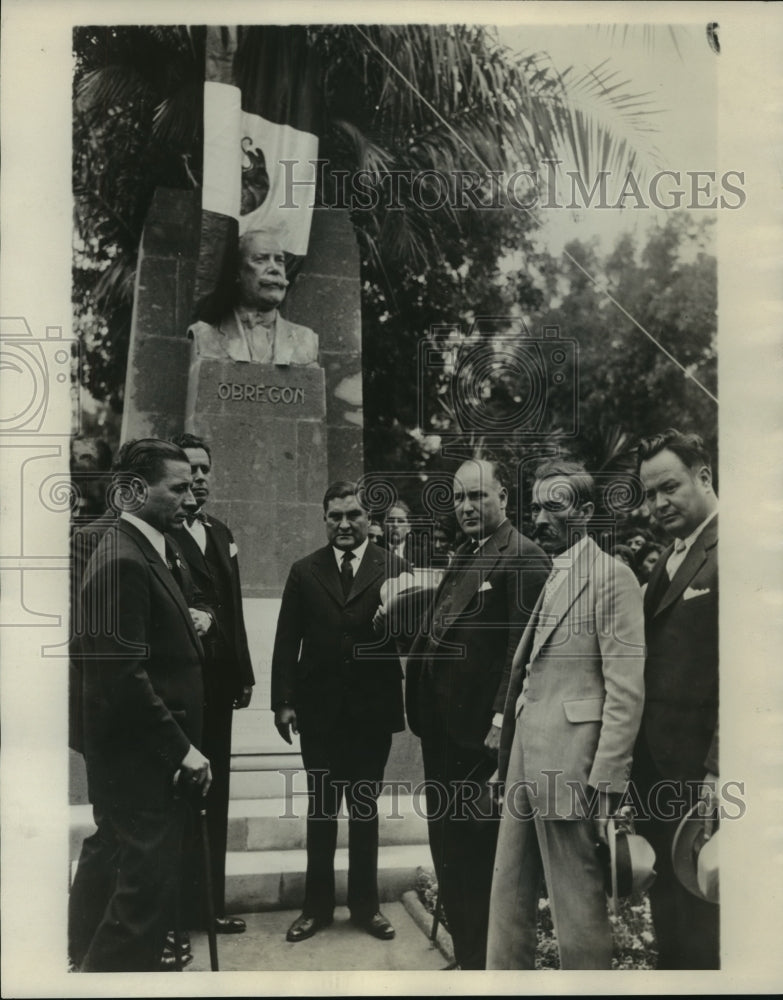 1929 Press Photo Monument of General Alvara Bregon, Mexico City - mjz02677- Historic Images