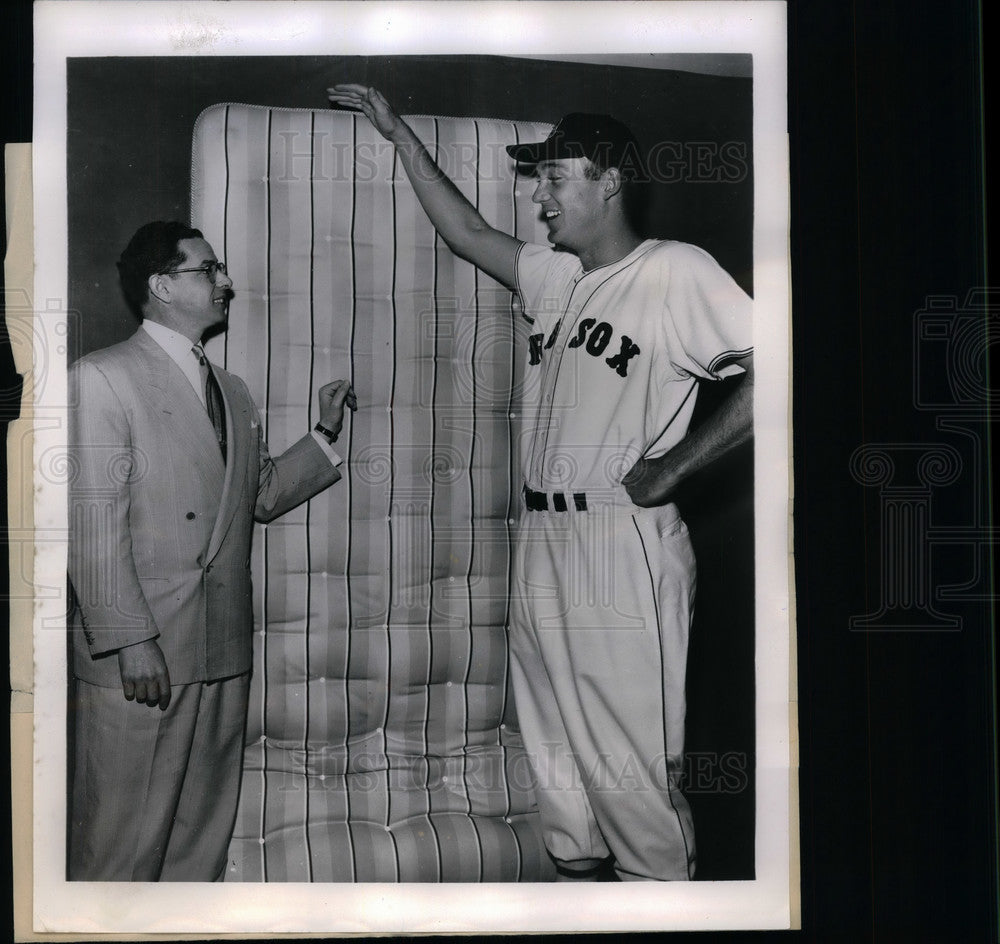 1954 Press Photo Boston Red Sox Frank Sullivan
