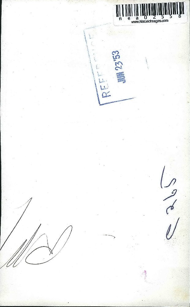 1953 Press Photo Art Houtteman, Cleveland