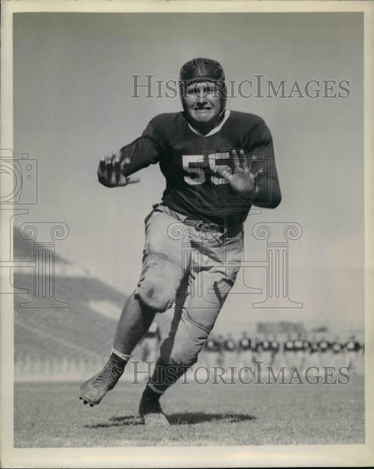 1939 Press Photo TCU football end, Ray Stanley - nea12608