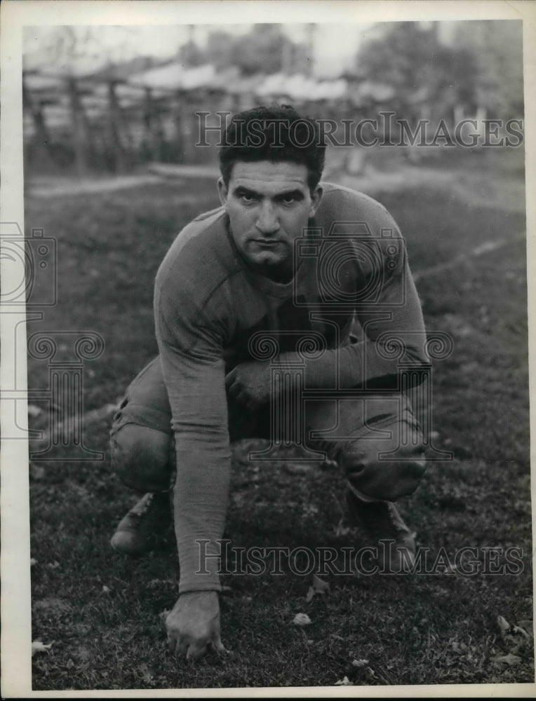 1933 Press Photo Football Player Harold Sternglanz