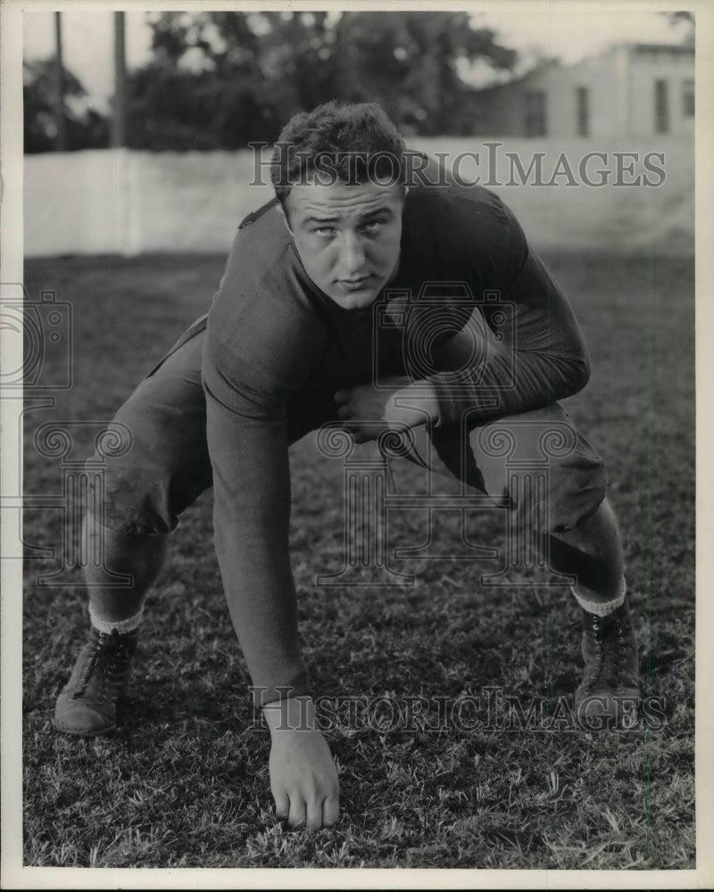 1938 Press Photo Indiana collefge football, Martin Schreyler - nea15153