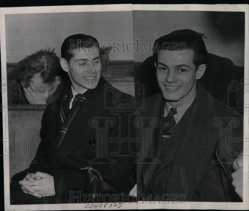 Load image into Gallery viewer, 1939 Press Photo David &amp; Robert Jones Change Last Name to Lane - nea16485
