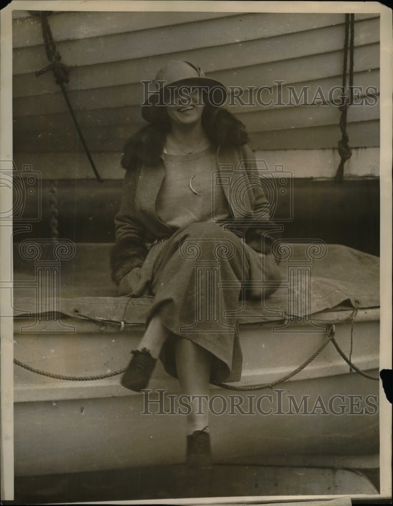 1922 Press Photo Mildred Barman To Move from New York To London - nea17368