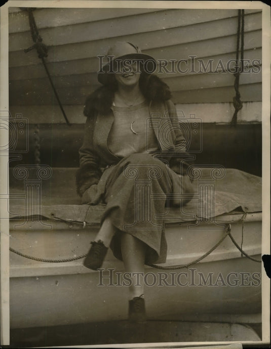 1922 Press Photo Mildred Barman To Move from New York To London - nea17368