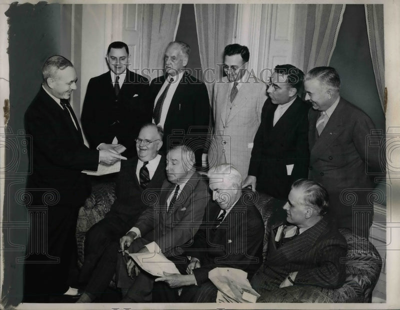 Load image into Gallery viewer, 1940 Press Photo King Swope, G. W. Pepper, T. O'Brien Flynn, Gov. Griswell

