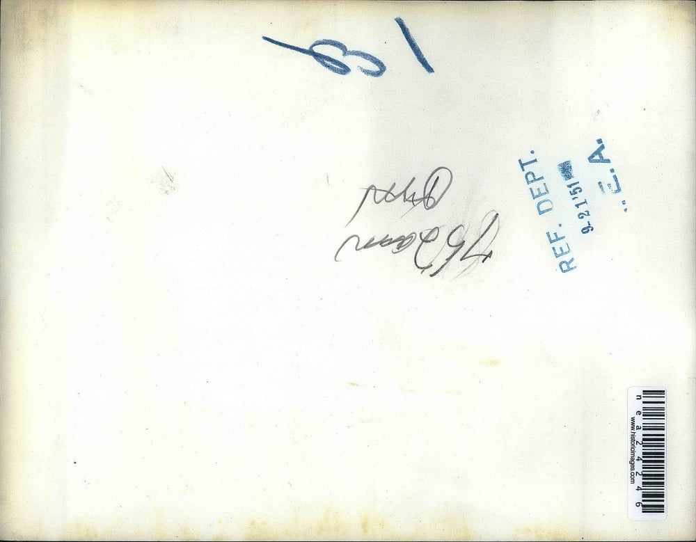 1951 Press Photo A's Elmer Valo out at 2nd vs Yankees Gerry Coleman - nea24246