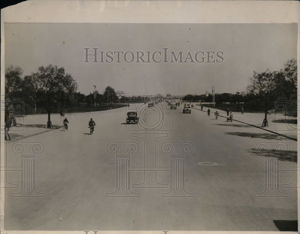 1930 Press Photo New Roads in Tokyo After Earthquake - nea24486- Historic Images