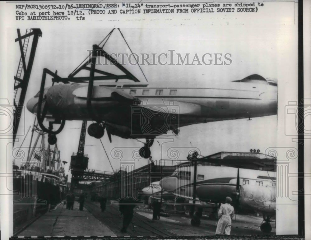 1961 Press Photo Leningrad USSR planes - Historic Images