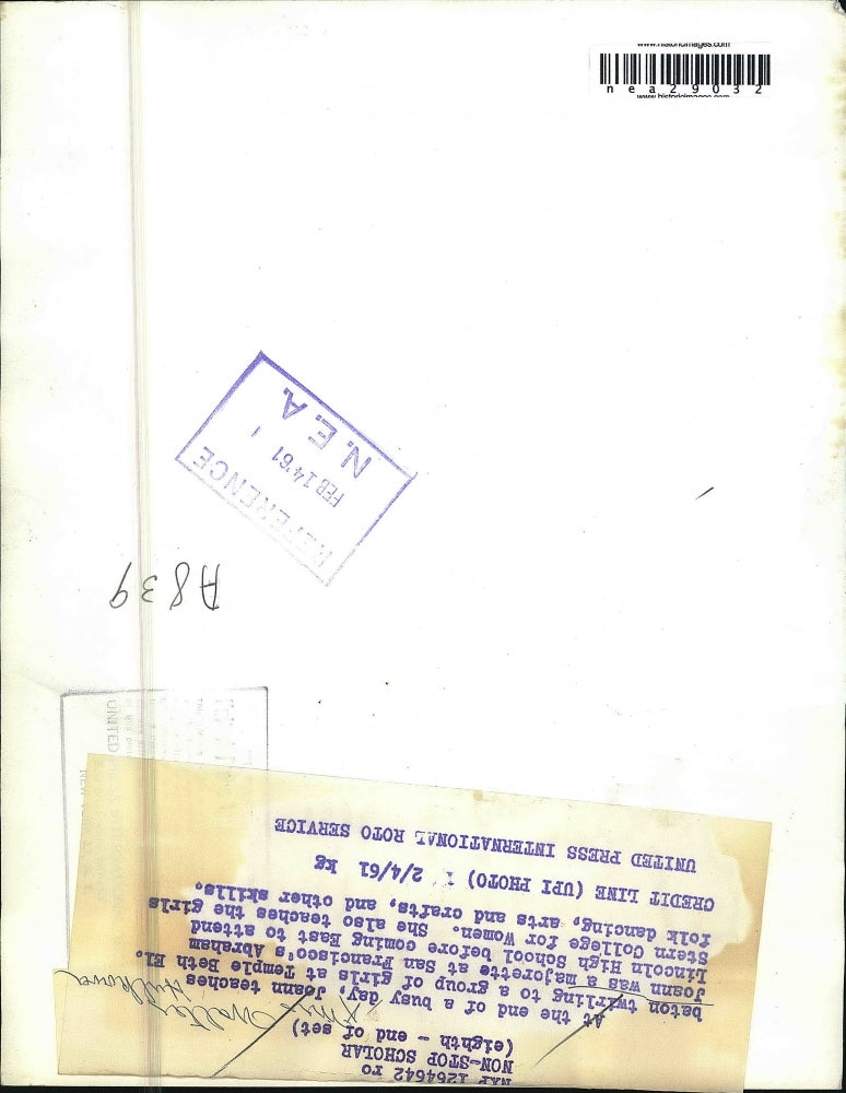 1961 Press Photo Calif. majorettes, Joann at Lincoln HS - nea29032