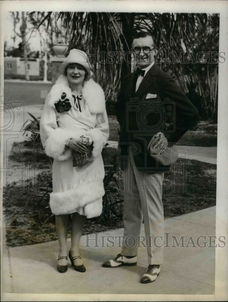 1927 Press Photo Thomas R. Shipp Washington Newspaper man at Flamingo Hotel