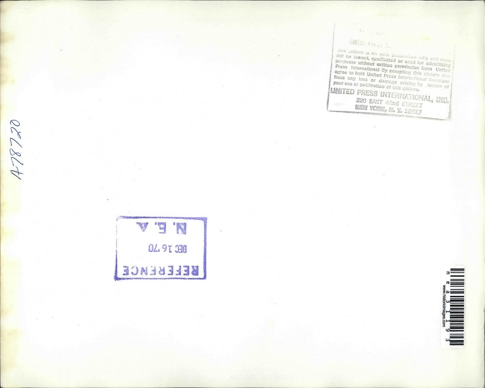 1970 Press Photo Chief Justice Warren Burger in D.C. - nea31193