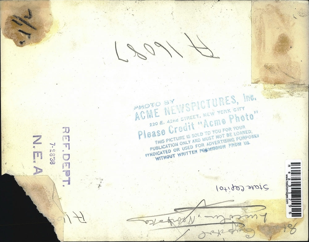 1938 Press Photo Nebraska State Capitol - nea31796