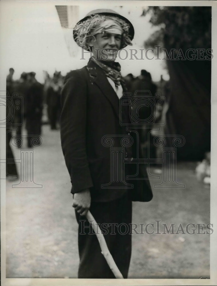 1937 Press Photo Horseplay Before Battle of Monroe - nea33054
