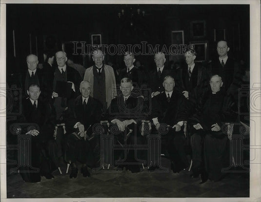 1938 Press Photo Princeton Honorary Degree Recipients, Douglas, Hull, Dodds