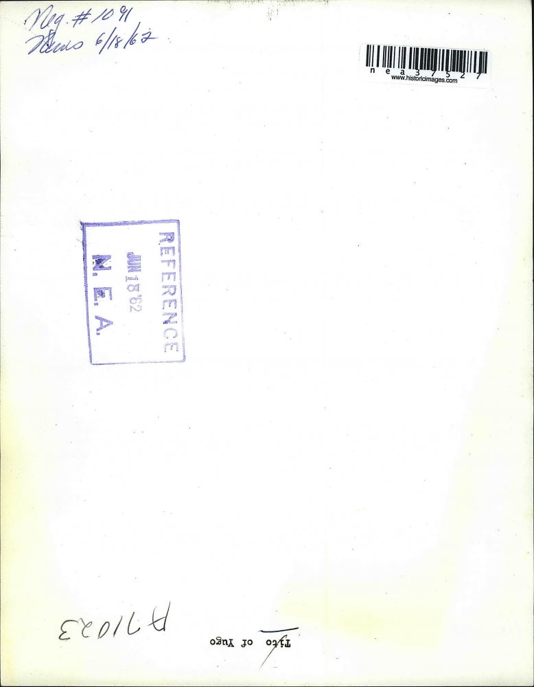 1962 Press Photo Marshal Tito, President of Yugoslavia - nea37527