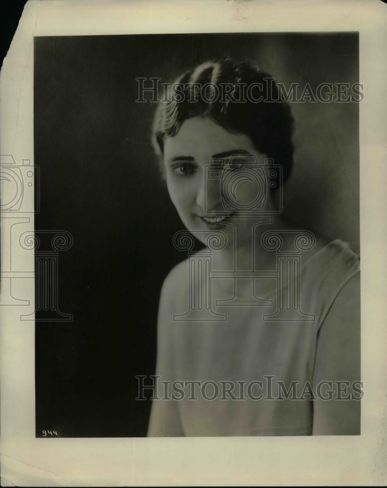 1929 Press Photo Frances Sellers - nea37597