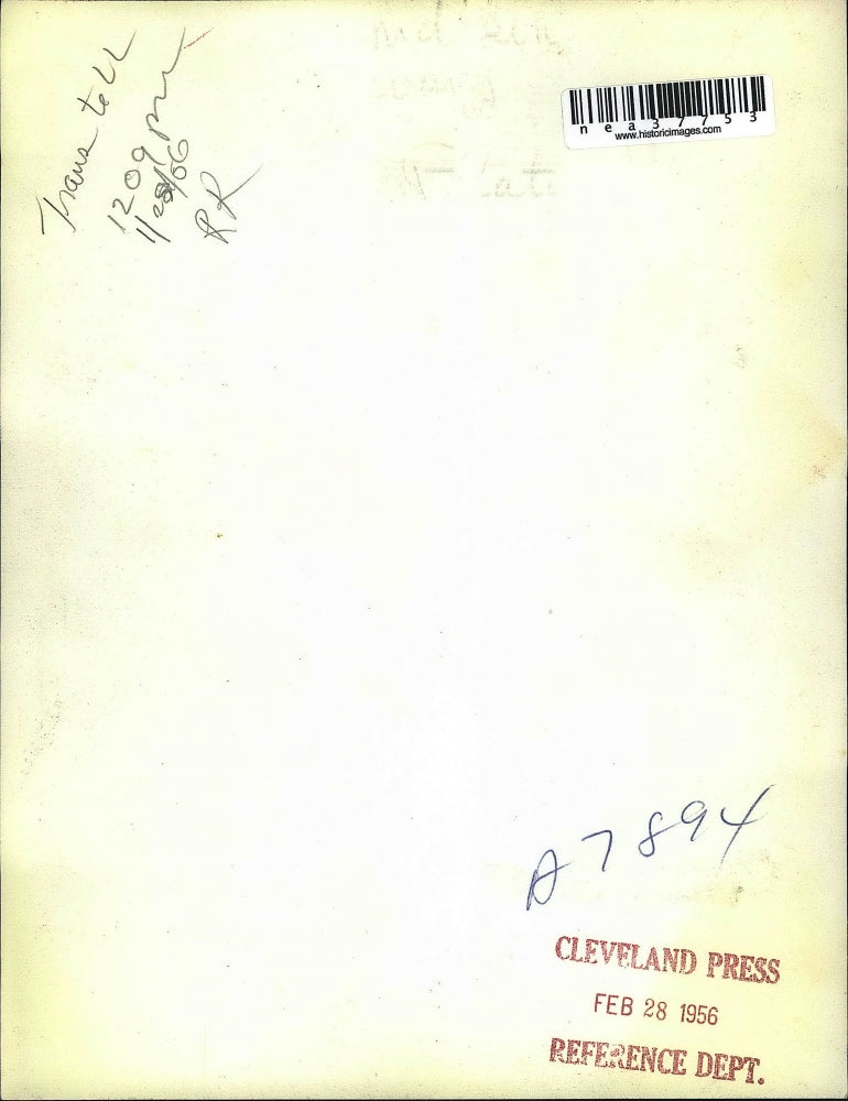 1956 Press Photo Ada Emerson earned her Bachelor of Science Degree at Western