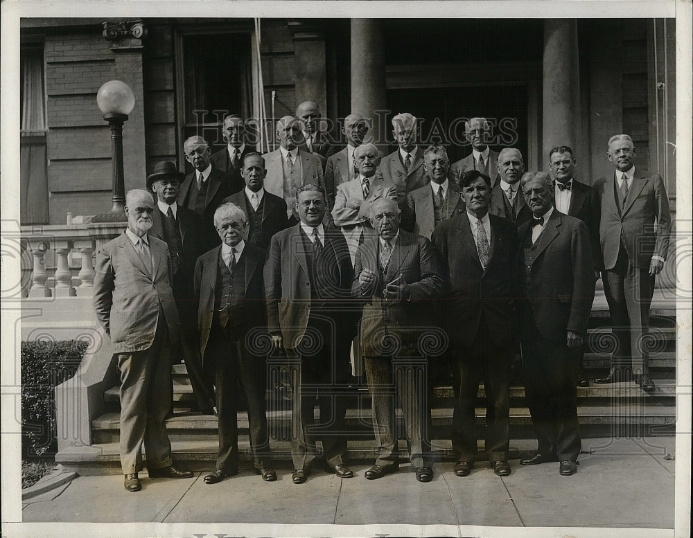 1932 Press Photo Anti-Saloon League Executives in Washington - nea38288